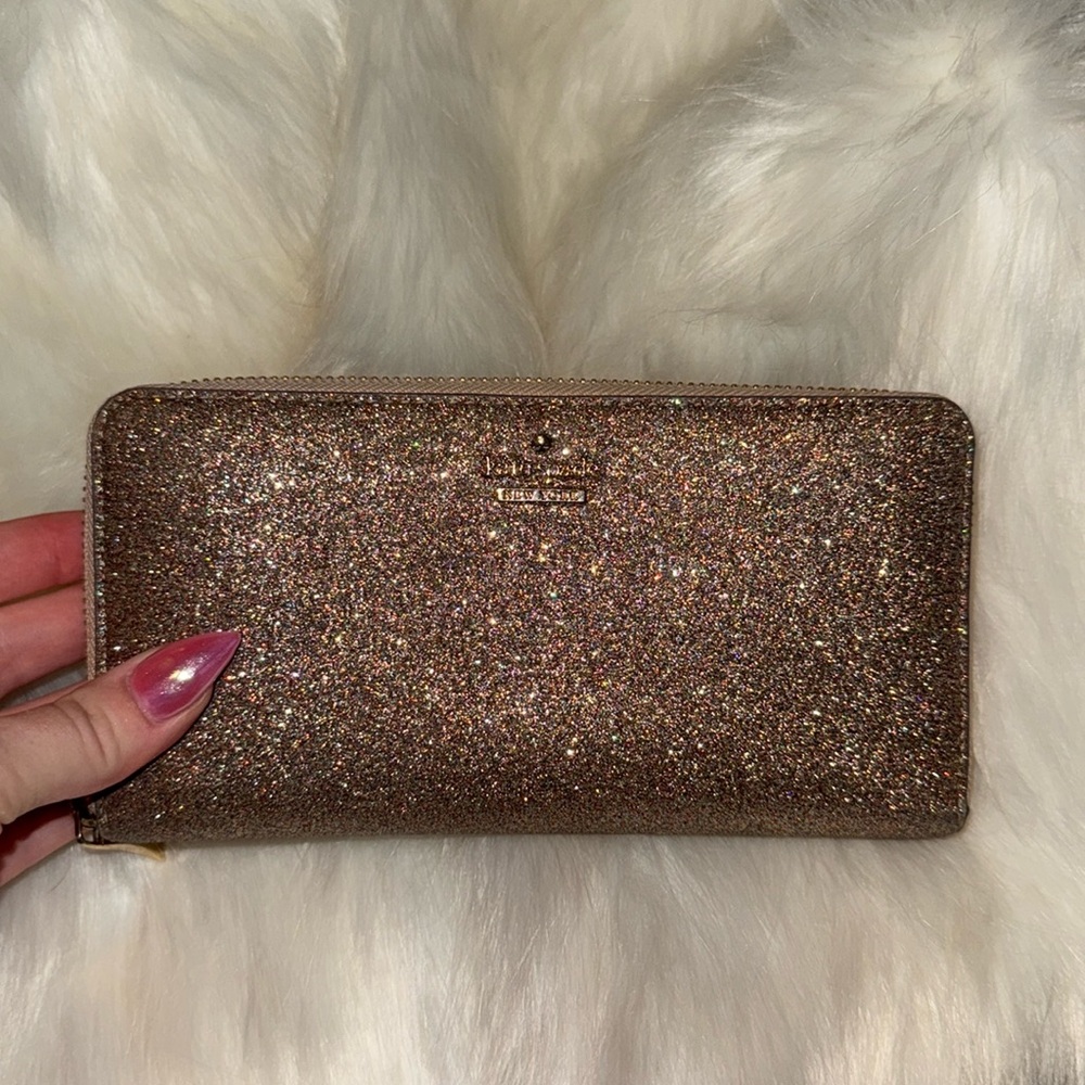 Kate Spade Gold Sparkle Wallet